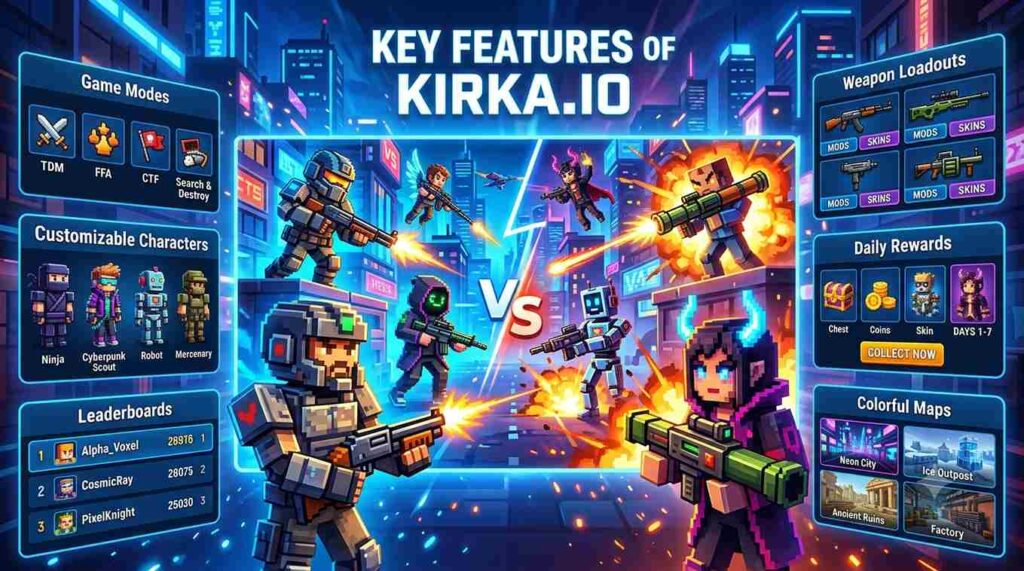 Key Features of Kirka.io