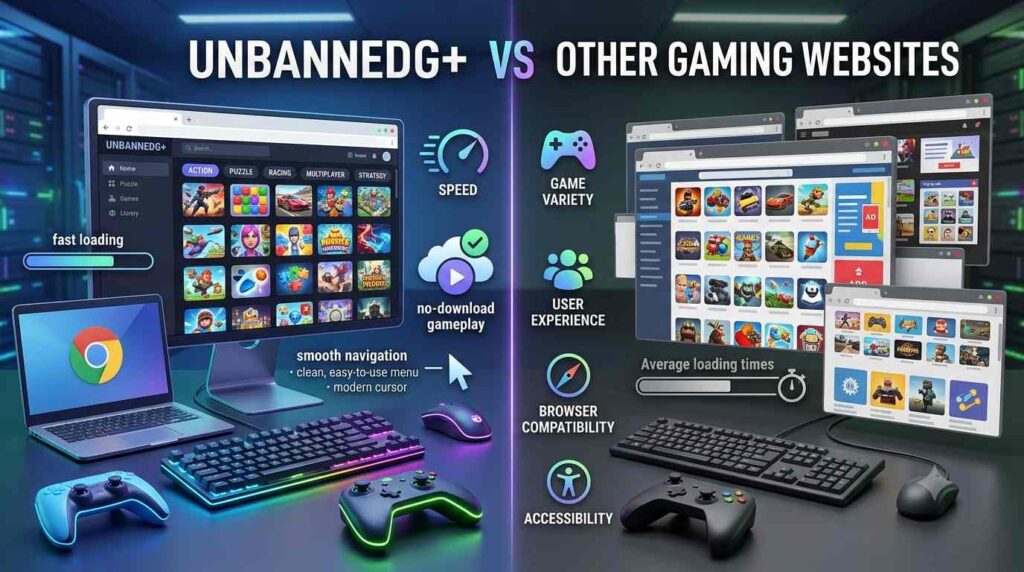 UnbannedG+ vs Other Gaming Websites